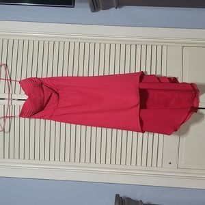 🅶 Dolce Vita Bandeau Strapless High-low Dress Coral Size XSmall